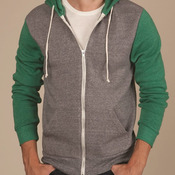 Rocky Unisex Colorblocked Eco-Fleece Hooded Full-Zip