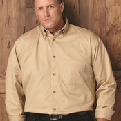 Long Sleeve Cotton Twill Shirt Tall Sizes