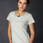 Ladies' Sheer Scoopneck T-Shirt