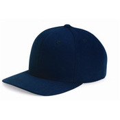 Wool Blend Flat Bill Snapback Cap