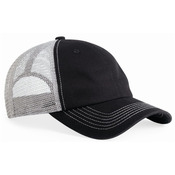 Contrast Stitch Mesh Cap