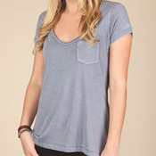 Ladies' Vintage Burnout V-Neck Favorite T-Shirt