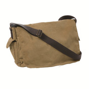 Waxed Cotton Canvas Messenger Bag