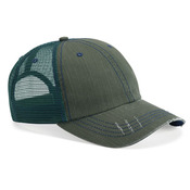 Herringbone Unstructured Trucker Cap