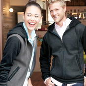 Unisex Varsity Full-Zip Hooded Sweatshirt