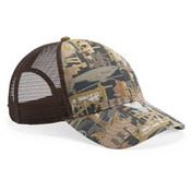 Oil Field Camo Cap With Mesh Back